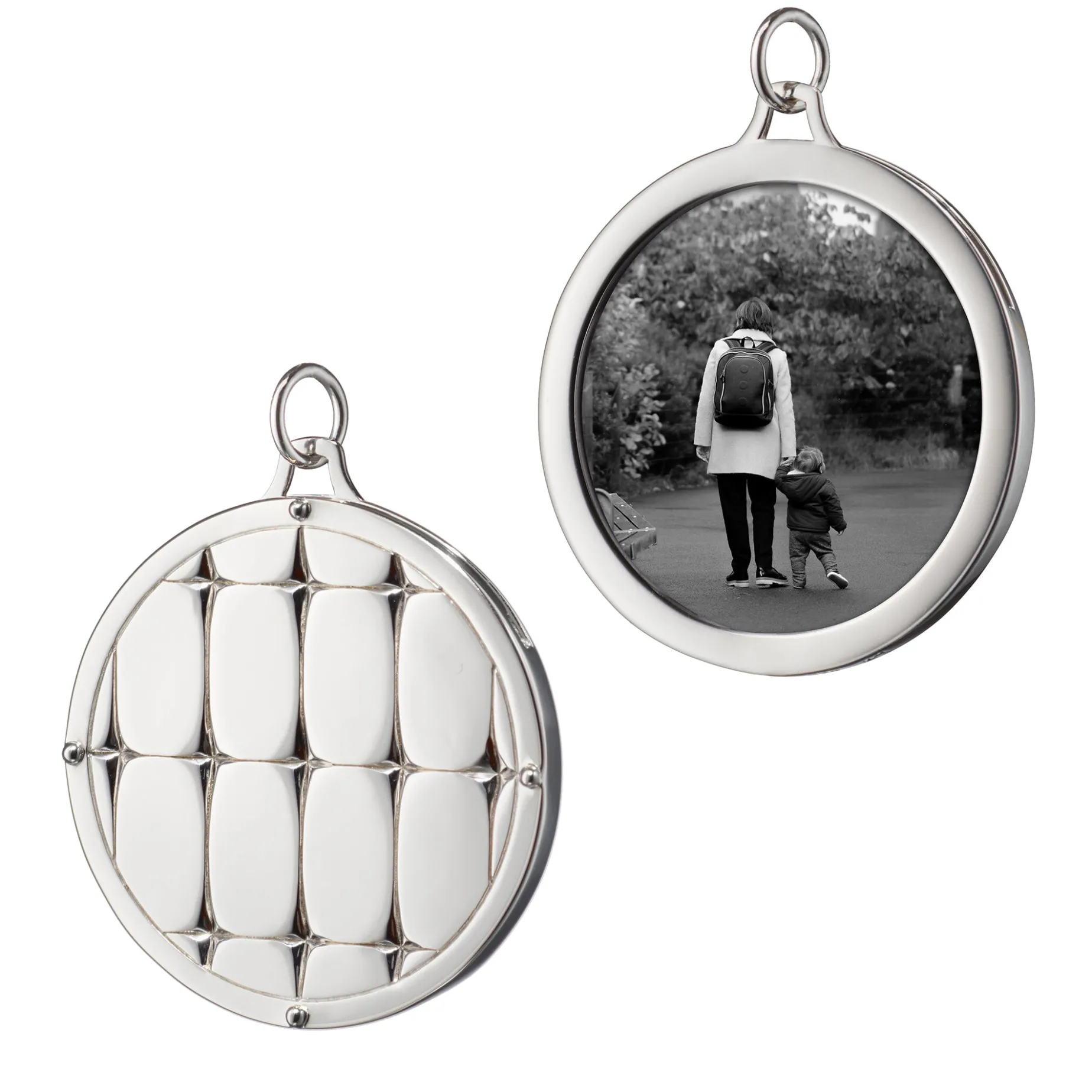 Round Star Half Locket