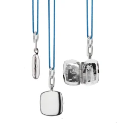 Slim Corded "Viv" Locket Necklace
