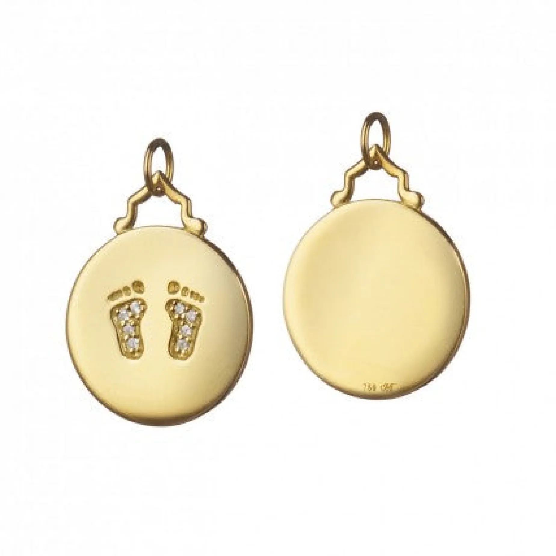 Small "Baby" Charm with Diamonds
