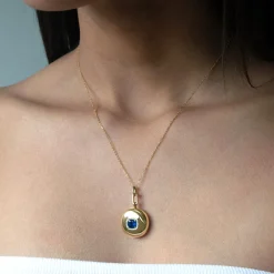 Special Edition Blue Sapphire and Diamond Locket