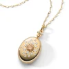 Special Edition Cognac and White Diamond Locket Necklace