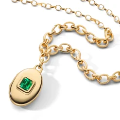 Special Edition Colombian Emerald Locket Necklace