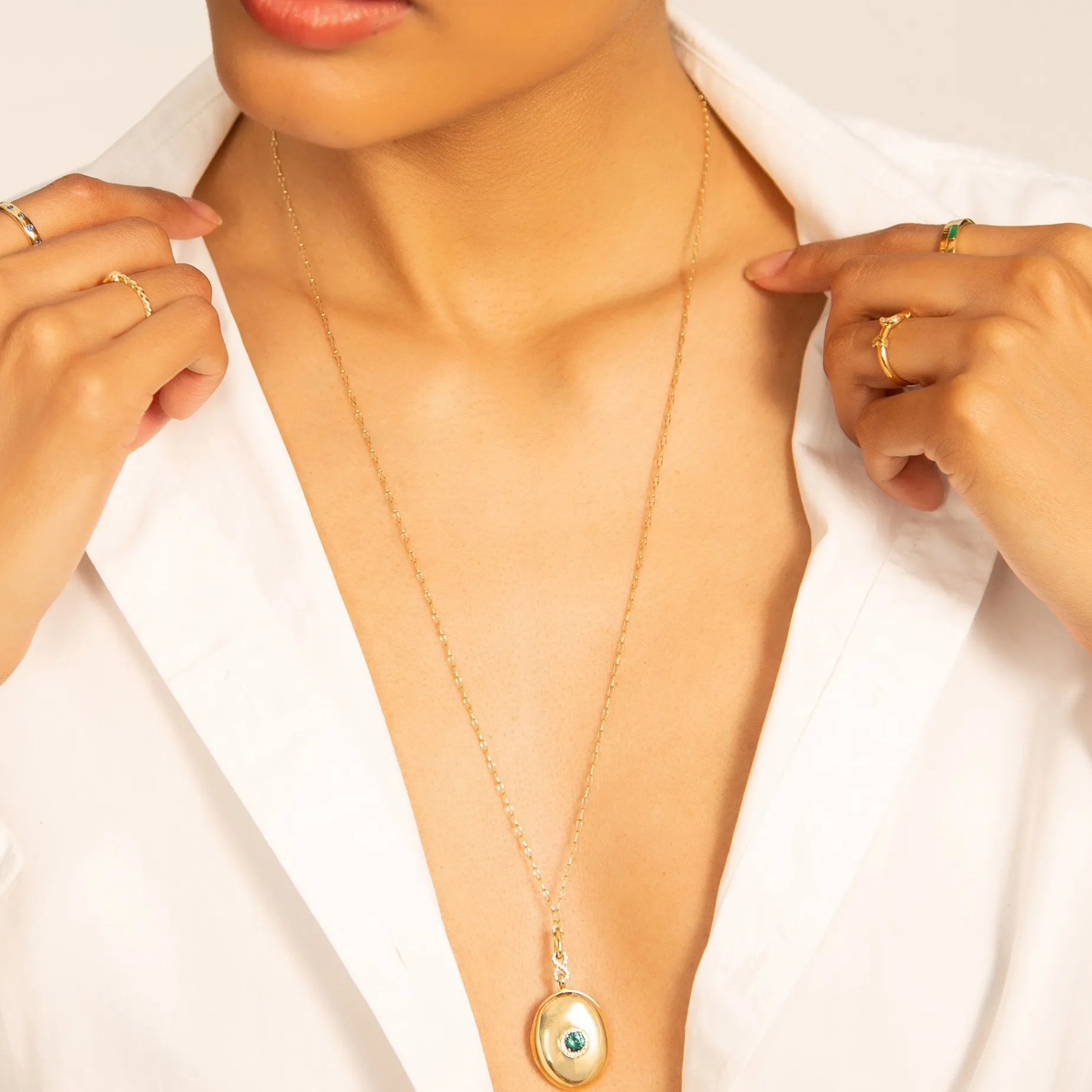 Special Edition Emerald Infinity Locket