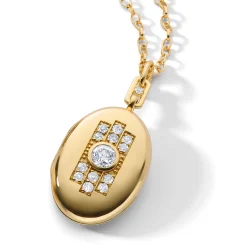 Special Edition Oval Locket with Vintage Diamonds