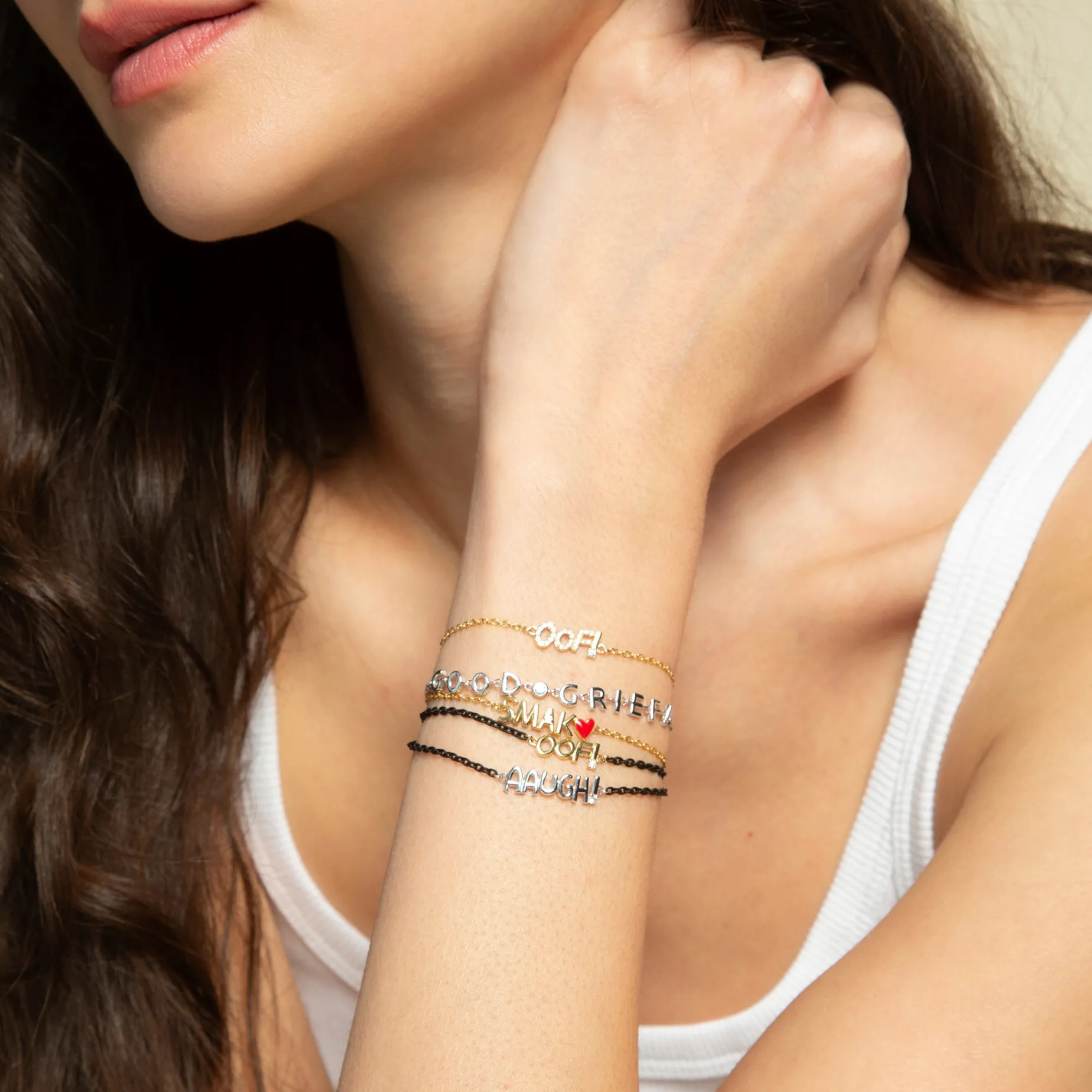 Sterling Silver “GOOD GRIEF” Bracelet