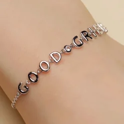 Sterling Silver “GOOD GRIEF” Bracelet