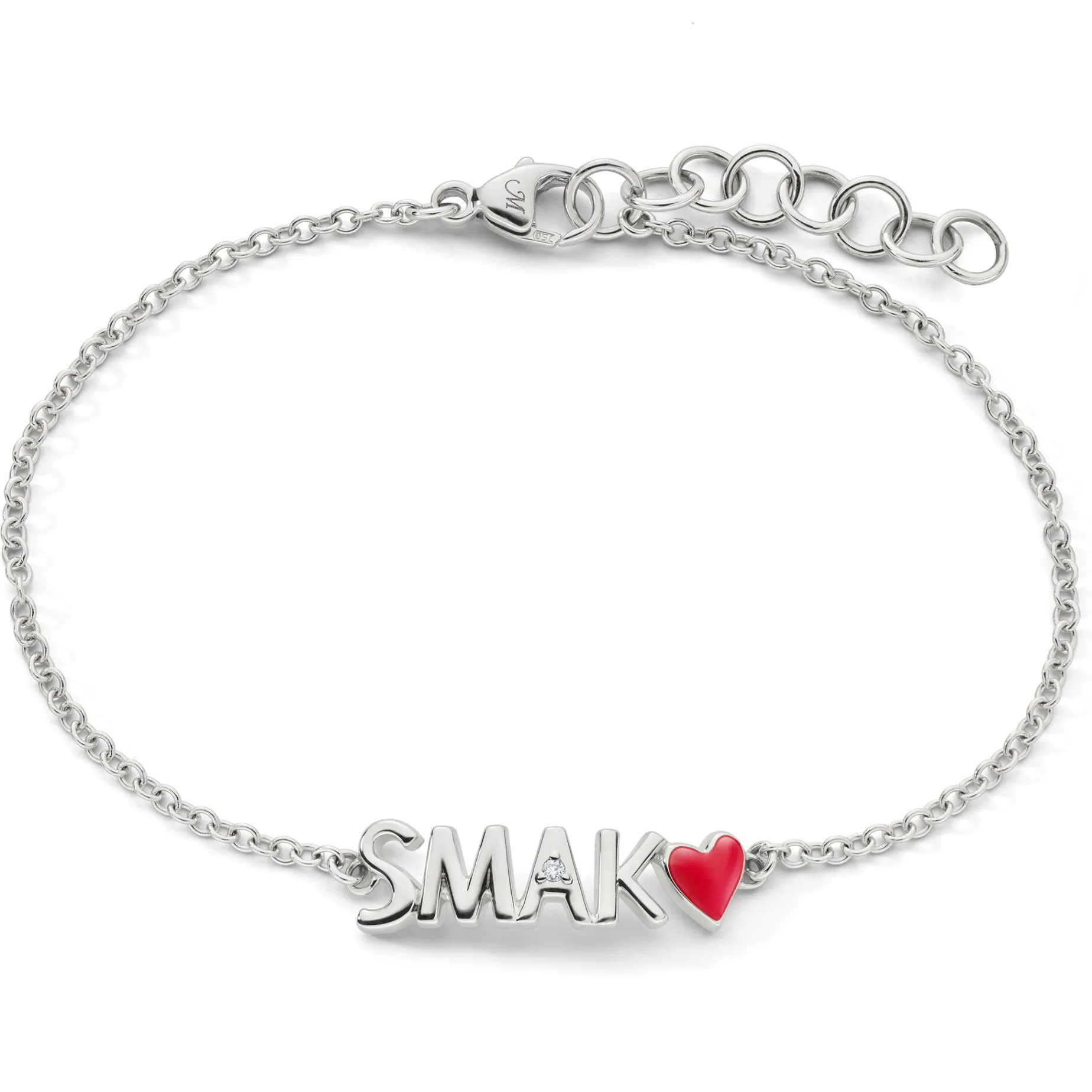Sterling Silver “SMAK” Bracelet