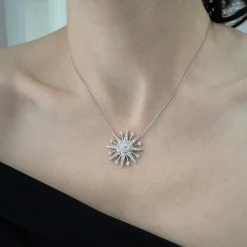 Sterling Silver Star Necklace
