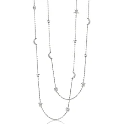 Sun, Moon and Stars 40" Necklace