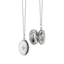 The Four Image "Midi" Locket Charm with Sapphires