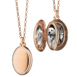 The Four Image "Premier" 18K Rose Gold Diamond Locket