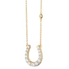 The Horseshoe Necklace with Diamonds