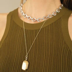 The "Jane" 18K Gold Locket Necklace