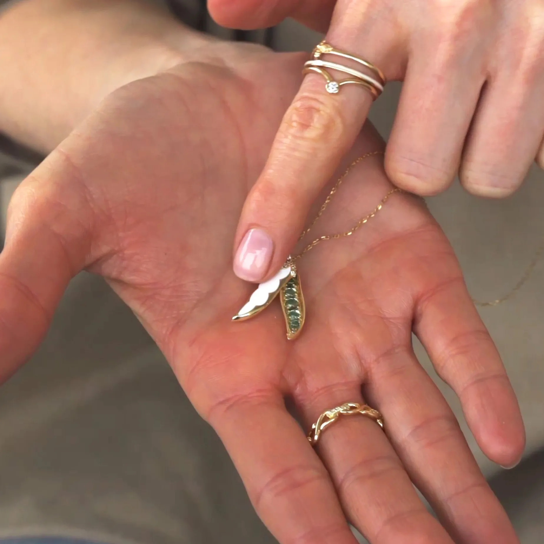 The Magic Bean Necklace