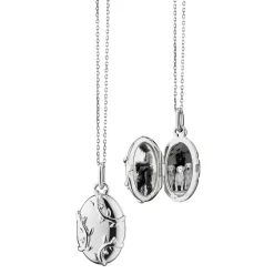 The Sterling Silver Vine Locket Necklace