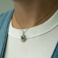The Sterling Silver Vine Locket Necklace