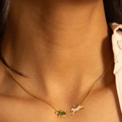 The Tortoise and the Hare Necklace