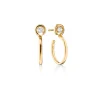 The Twist Large Infinity Hoop Earrings