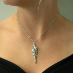 The Venus Shell Necklace in Sterling Silver