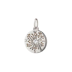 Wish Dandelion Sterling Silver Intaglio Charm
